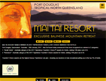 Tablet Screenshot of maitai-resort.com.au